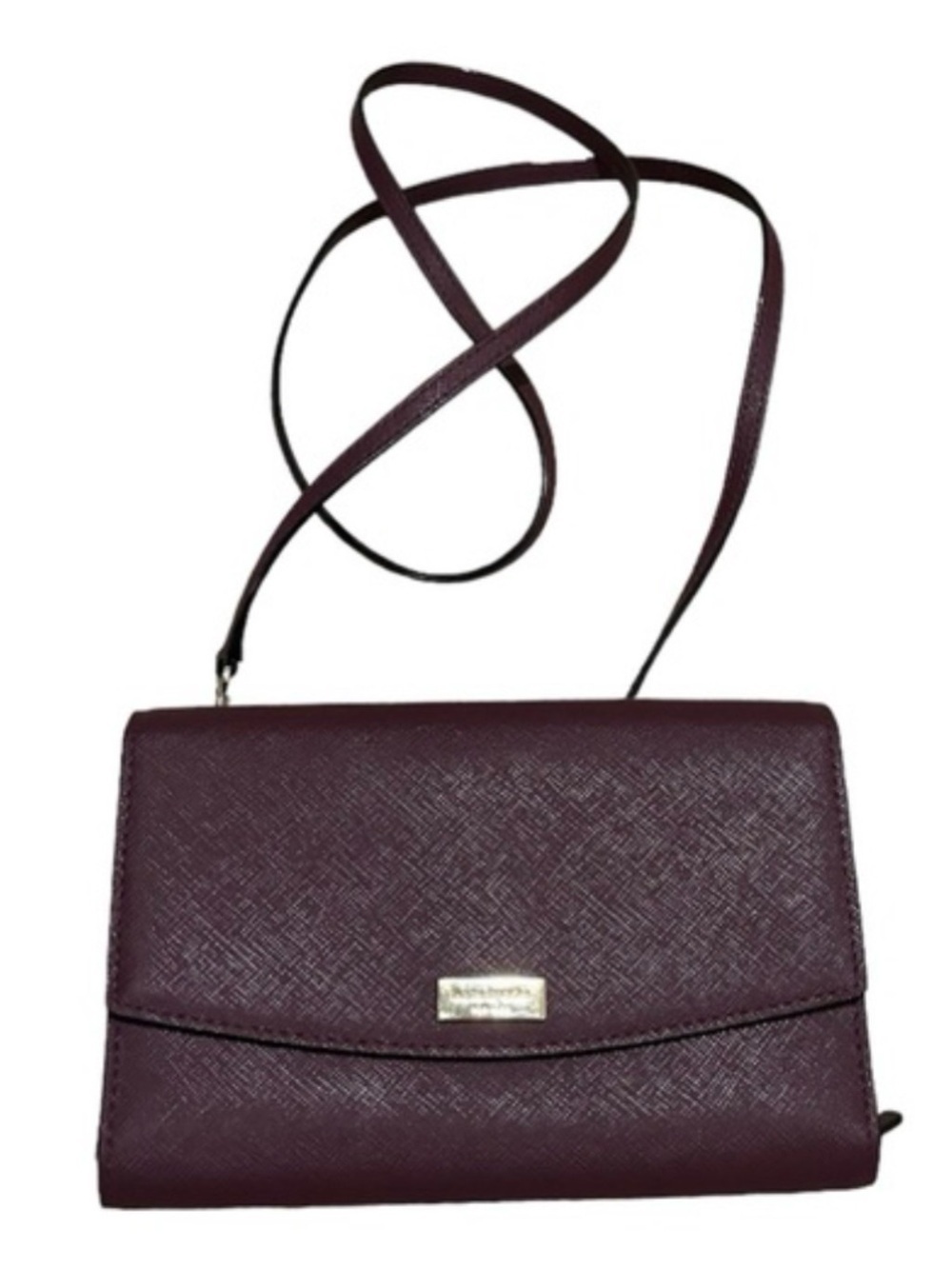 Kate Spade New York Laurel Way Winni Chocolate Cherry Crossbody Wallet Bag